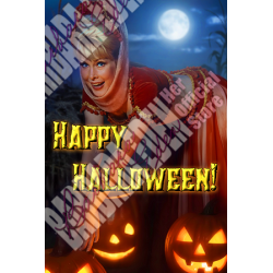 "Happy Halloween" Postcard (Front)