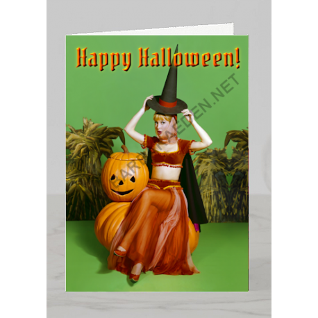 Halloween Greeting Card (Bewitching)